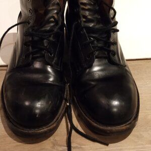 Military parade boots [like doc martins]